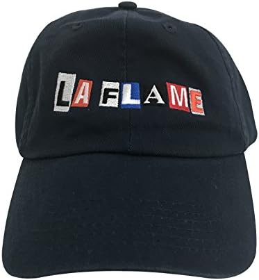 Travis Scott La Flame Dad Cap Hat - Navy