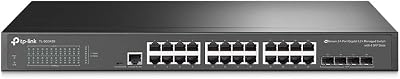 TP-Link SG3428 24-Port Gigabit L2+ Managed Switch 4 SFP VLAN QoS 56 Gbps