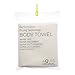 AQUIS - Original Lisse (Smooth Fabric) Body Towel, Ultra Absorbent & Fast Drying Microfiber Towel, White (29 x 55 Inches)