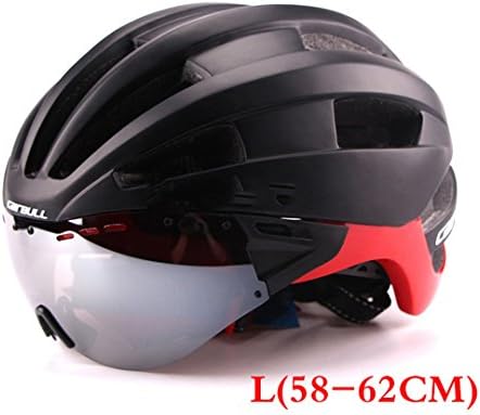 helmett Cairbull In-Mold Adult Bicycle Helmet Racing Time Trial With Goggles Ultralight Eps+Pc M L 54-62Cm Bike Lens Helmets L6