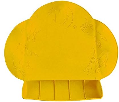 Deamrkt Baby Dining Table Mat Antibacterial Waterproof Silicone Dish Mattress
