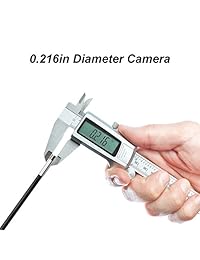 Teslong   Cámara endoscópica profesional, cámara de inspección con sonda de cuello de cisne resistente al agua, pantalla LCD de 3,5 pulgadas, batería de iones de litio de 2600 mAh, caja de herramientas, NTS150RS 5.5 3m WP TEUS