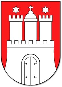 Download Amazon.com: Hamburg Germany Coat of Arms bumper sticker 4" x 5": Kitchen & Dining