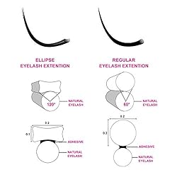 D Curl Lash Extensions FADLASH Ellipse Eyelash