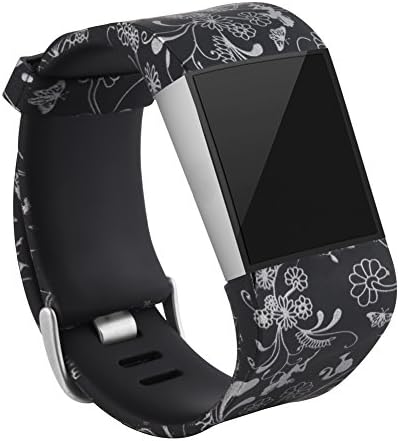 For Fitbit Surge,ToPoPo Replacement Strap Bands for Fitbit Surge Watch Fitness Tracker (Style 1-S Size)