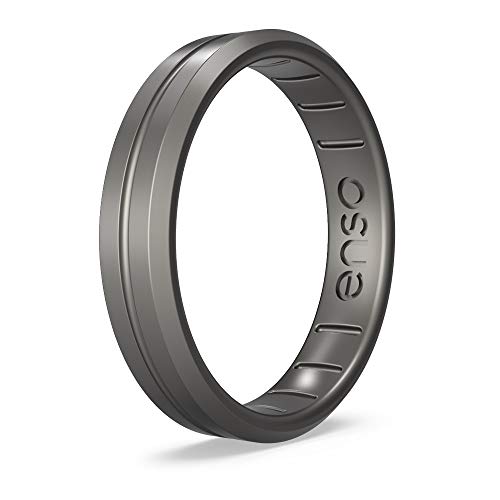 Enso Rings Thin Contour Silicone Ring – Stackable