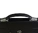 Zest4Canada Masonic Regalia Black File Case for WM/MM Apron with Hard Handle & G Logo