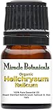 Miracle Botanicals Organic Italian Helichrysum Essential Oil - 100% Pure Helichrysum Italicum - Therapeutic Grade - 2.5ml