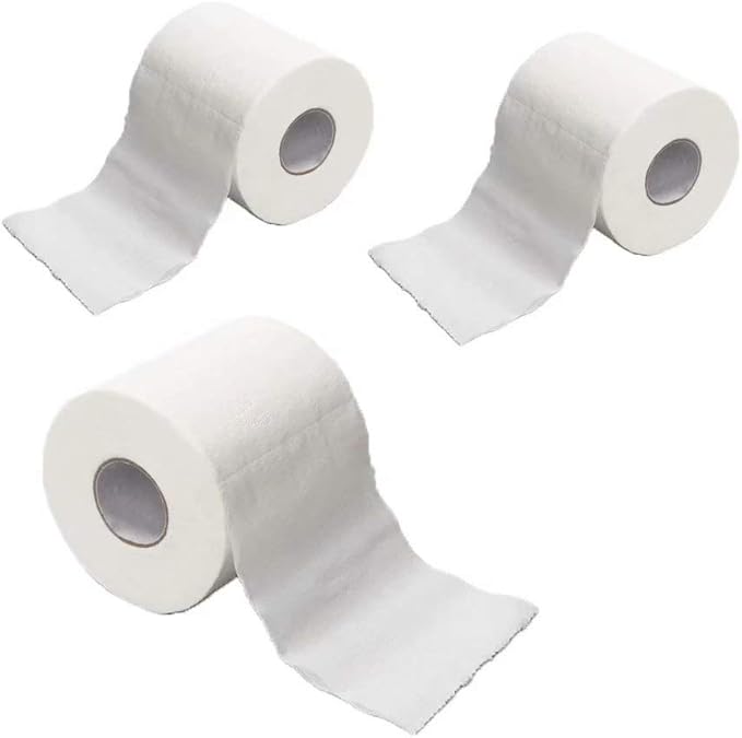 10 Rolls Toilet Paper 300 Sheets Per Roll, Silky & Smooth Soft