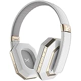 Ghostek soDrop Pro Wireless Headphones Headset Active Noise Canceling Bluetooth 4.1 HD Hi-Def Audio Technology Hi-Fi Stereo Crystal Clear Sound Enhanced Foldable Built in Microphone (White)