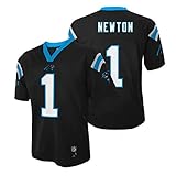 Cam Newton Carolina Panthers #1 NFL Youth Mid-Tier Jersey Black