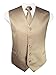 Guytalk Mens Solid Tuxedo Suit Vest, Tie and Hanky Set(30 Colors)