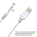 Replacement DC 2.5mm Charging Cord USB Adapter Fast Charging Cable - (White 2 Pack)
