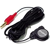Zalman ZM-MIC1 High Sensitivity Headphone Microphone with Mini Clip, Computer PC Streaming Gaming Mic, 3.5mm Jack