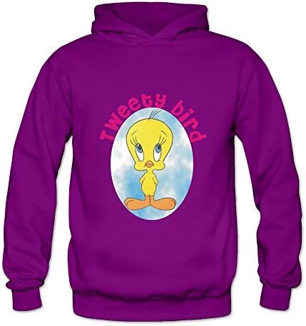 Tweety Bird Long Sleeve Cotton Hoodies For Ladies