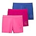 Lucky & Me Girls Dance Shorts for Gymnastics & Dancewear, Ella 3 Pack, Pink Lemonade Size 7-8 Years