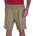 Creekwood Elastic Waist Twill Shorts for Big & Tall Men – 100% Pure Cotton