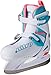 Lake Placid Girls Nitro 8.8 Adjustable Figure Ice Skate, White, Large