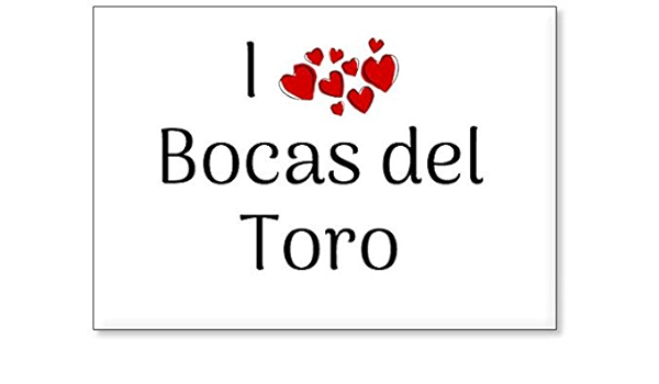Mundus Souvenirs - Amo Bocas del Toro, Imán para Nevera ...