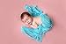 JLIKA Newborn Baby Photography Photo Prop Stretch Wrap - 28 Colors to Choose from (Ocean Blue)
