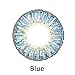 Women Multi-Color Cute Charm and Attractive Fashion Contact Lenses Cosmetic Makeup Eye Shadow Blue 3 by Dream TM