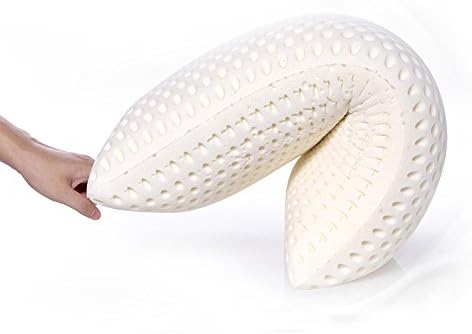 Standard Thailand Latex Pillow Cervical Orthopedic Soft High Elasticity Vibration for Sleeping Neck Pain