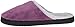 Isotoner Women's Microterry Wider Width Clog Slippers, Violet, Large/8.5-9 M US