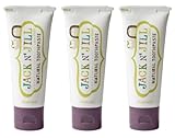 Jack N' Jill Natural Toothpaste Organic 50g, Set of 3 - Blackcurrant