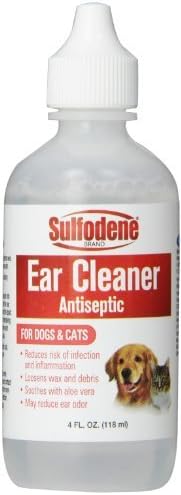 Sulfodene Brand Ear Cleaner Antiseptic for Dogs &amp; Cats, 4 oz by Sulfodene