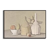 Framed Canvas Wall Art Still Life by Giorgio Mordian Canvas Prints Home Artwork Decoration for Living Room,Bedroom - 16x24 inches