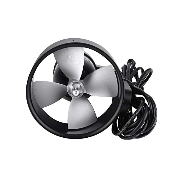 Dilwe RC Boot Strahlruder, - 24V - 9.2kg Super Schub - 4-Blatt Propeller - CW - Kabel: 1 m + 14 AWG Kabel + 4 mm… – Bild 4