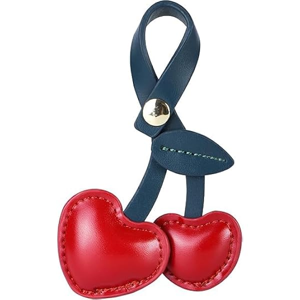 REDSINDA Cute Strawberry Heart Keychain – Daisy Flower Bag Charm, Purse Decor For Women, 3 Inch - View #4