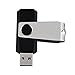 KEXIN Bulk USB Drive 20pcs 256MB USB Flash Drives Flash Drive Thumb Drive Bulk Flash Drives Swivel USB 2.0 (256MB, 20PCS, Black)
