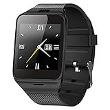 ASOON Smart Watch Bluetooth Smart Wrist Watch Cell Phone Support SIM Card for Android Smartphones, Samsung, Galaxy Note, Nexus, HTC, Sony