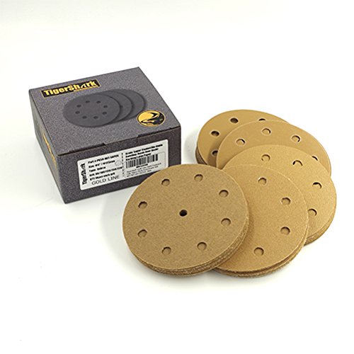 TigerShark 5 Inch Sanding Discs festool 9 Hole Grit 80/100/120/150/220