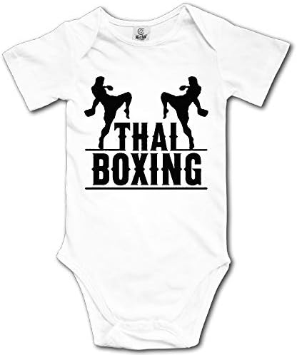 JSHG DSJF Muay Thai Thai Boxing Newborn Baby Outfit Creeper Onesies Short Sleeves Bodysuits