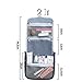 Ac.y.c Hanging Toiletry Bag-Travel Organizer Cosmetic Make up Bag case for Women Men Kit with Hanging Hook for vacation (Blue Flamingo)