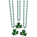 St. Patrick's Day Dress up Set: Shamrock Beads Necklace's, Tattoos, Shamrock Shutter Glasses, Head Bopper, & Acrylic Irish Print Gloves