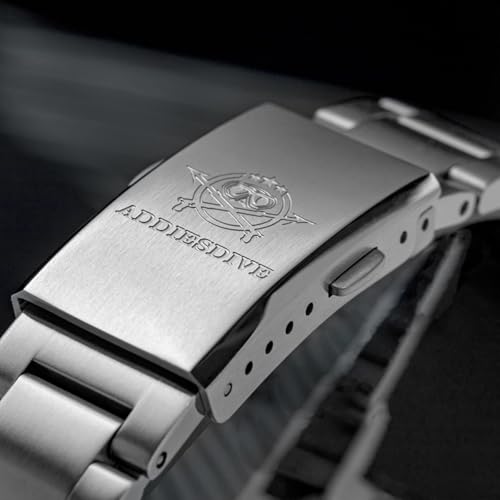 ADDIESDIVE Luxury Automatic Watches for Men 8215 Aovement Luminous 100 M Waterproof Date Display Unisex Minimalist Watch