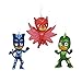Kurt Adler PJ Masks Blow Mold Ornaments, Set of 3