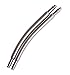 SWISS REIMAGINED Spring Bar Pins - Curved Stainless Steel - for Attaching Watch Band to Watches (Set of Two) - 22mm X 1.5mm