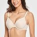 Gratlin Women's Underwire Nursing Bras Support Full Coverage Lightly Padded Maternity Bra for Breastfeeding Beige 34DD