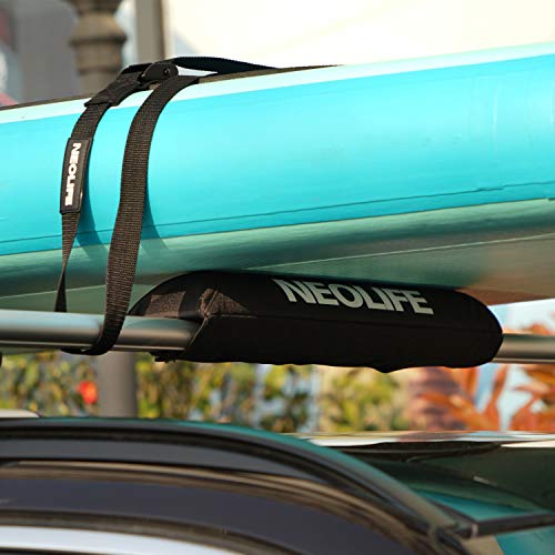 Neolife Car Roof Rack Pads for Surfboard Kayak SUP Snowboard Racks 19inch Long Large Aero Bars [Pair] - Thumbnail 6