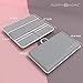 POPPY HOME Premium Bath Kneeler with Elbow Rest Pad Set: Padded Bathing Knee Cushion Mat, Mesh Pockets for Infant or Baby Bathtub Accessories, Pain Free Bathtime Knee Saver Mats. Shower Gift. Gray