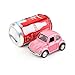 1:38 Diecast Car Play Vehicles Classic Diecast Model Cars Moving Toys Pull Back Action with Lights and Music Pink
