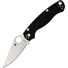 Spyderco ParaMilitary2 Black G-10 PlainEdge Knife