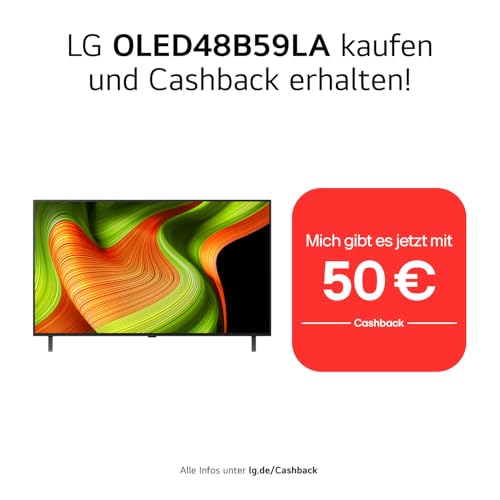 LG OLED48B59LA TV 48 Zoll (121 cm) 4K OLED AI TV (α8 Gen2 4K AI Prozessor, webOS 25, 120Hz) [Modelljahr 2025] 2