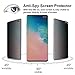 JDHDL for Galaxy S10 Plus Privacy Screen Protector Tempered Glass [Anti Glare] [Case Friendly] HD Privacy Protective Screen Protector Compatible with Galaxy S10+ (3 Pack)