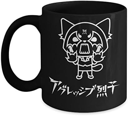 Aggretsuko Retsuko Screaming Rage Aggretsuko music band Coffee Mugs