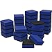30 Pack Magnetic Whiteboard Dry Eraser Chalkboard Cleansers Wiper for Classroom Office (Blue)